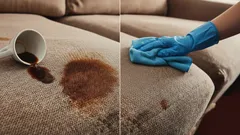 Heb je koffie op de bank gemorst? Met deze eenvoudige methode verwijder je de vlek in een paar seconden