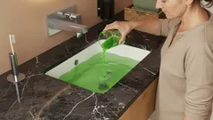 Is de afvoer van de wastafel of badkuip verstopt? Deze twee tabletten, die iedereen in huis heeft, helpen daarbij